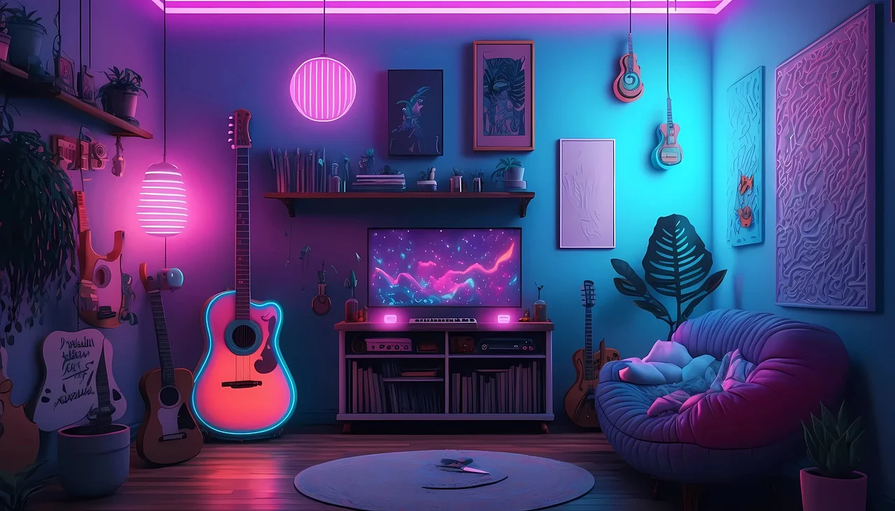 generated AI room image